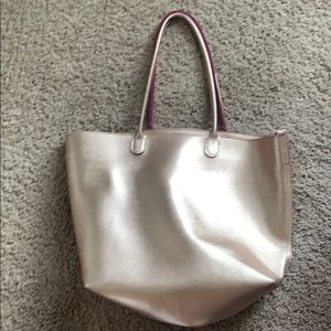 Metallic Pink Tote